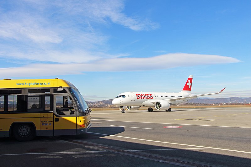 SWISS increases Graz–Zurich flights