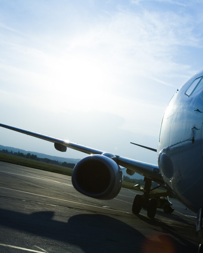Foto: Graz Airport Flugzeug von vorne