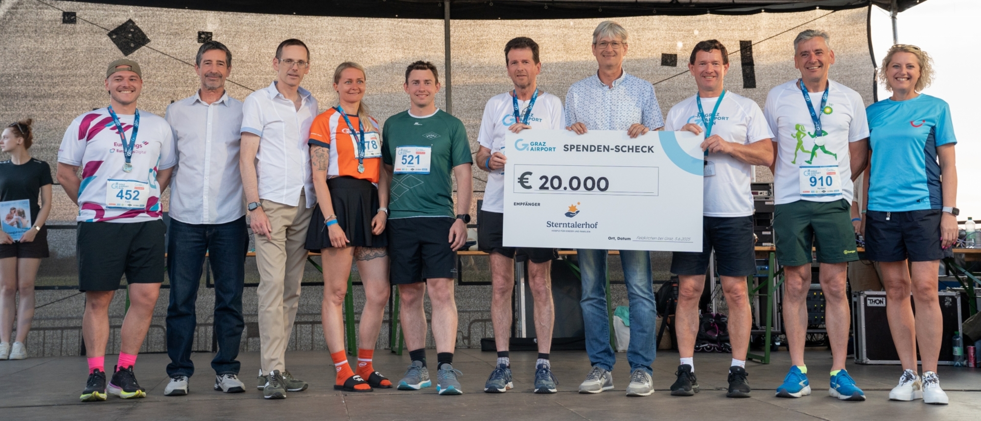 Der Graz Airport Run macht es möglich: € 20.000,- für den Sterntalerhof